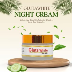 Gluta White Cream For Face Whitening & Brightening (50g)
